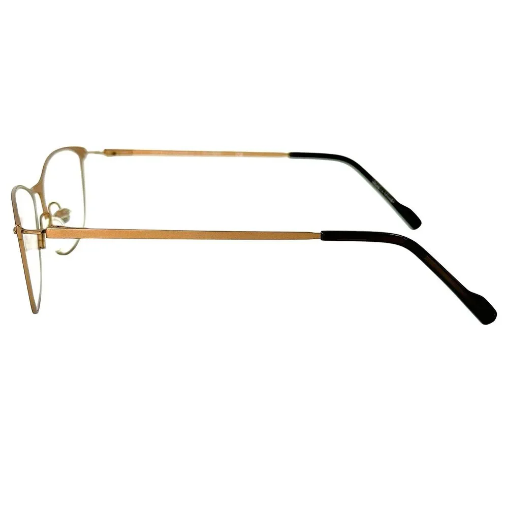 Scott Harris SH744 Womens Metal Eyeglass Frame C2 Charcoal Rose Gold 54-16
